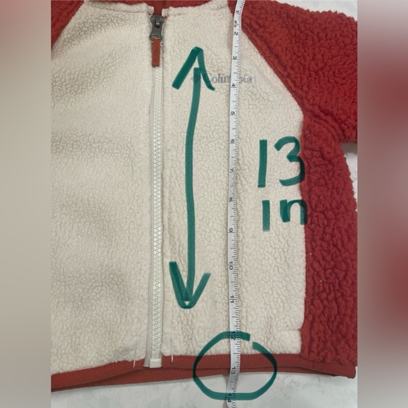 Columbia Infant Fox Zip Up Fleece Sweater Size 12-18 Months - Picture 11 of 11